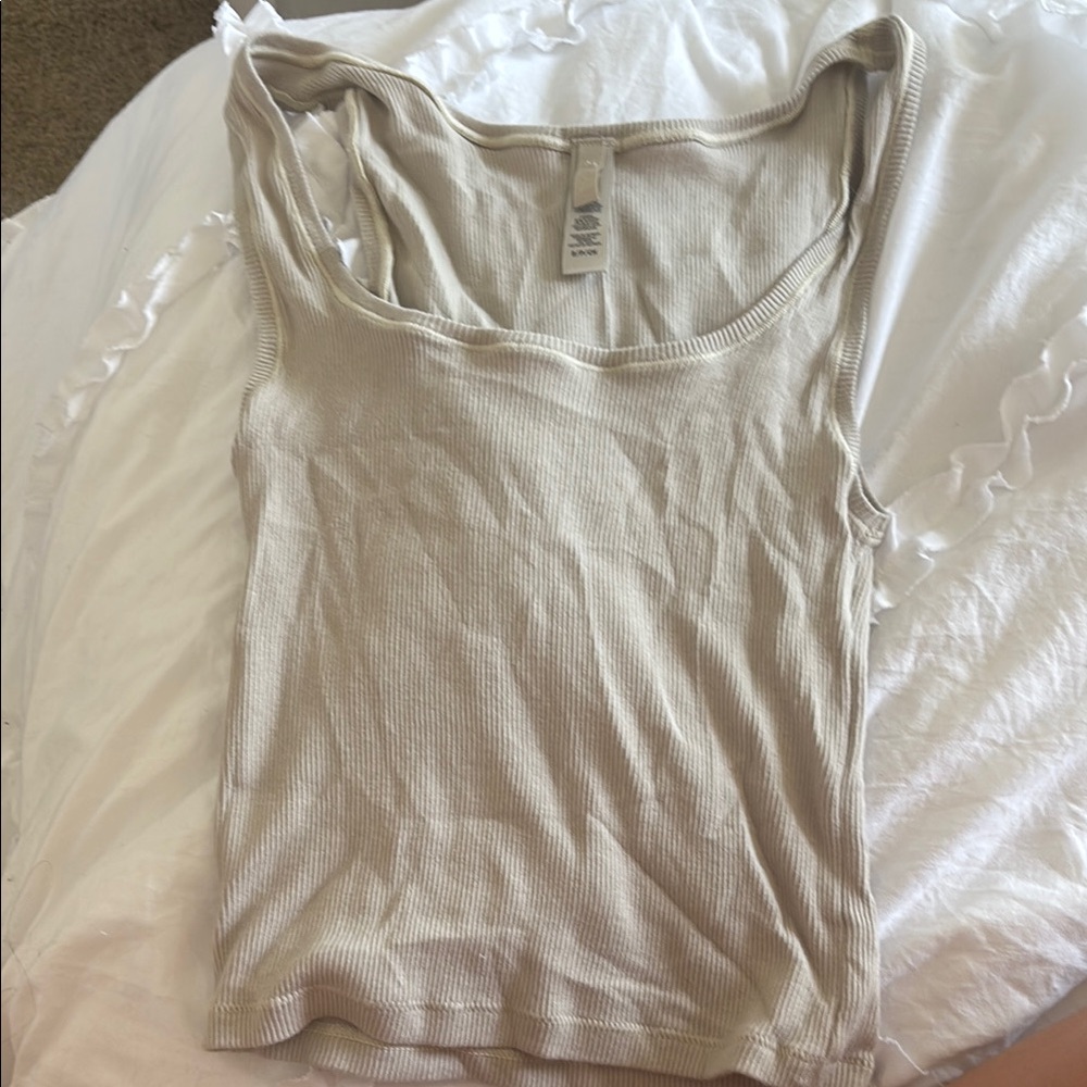 Women's Cream Tank Top